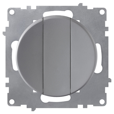 Выключатель тройной, цвет серый, 1E31901302