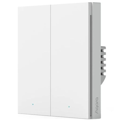 Умный выключатель Aqara Smart Wall Switch H1 (no neutral, double rocker)